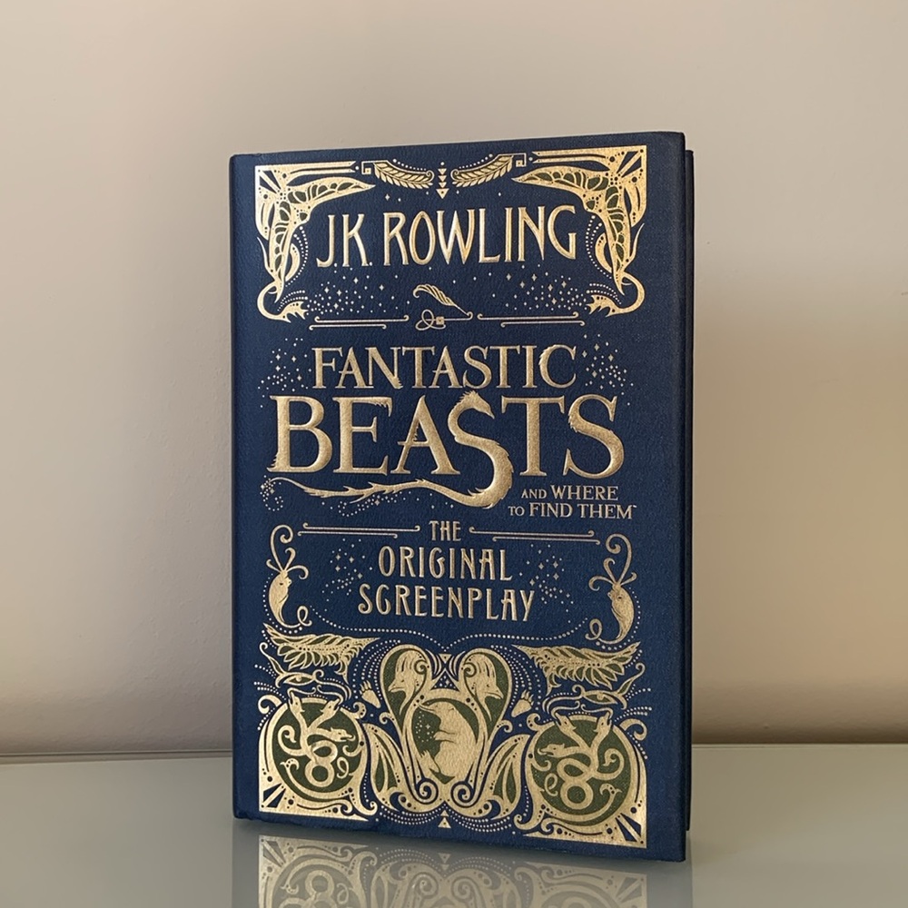 Hardcover Fantastic Beasts and where to find them by J.K. Rowling fantasy book